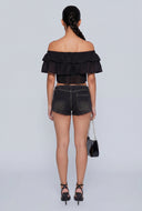 Marlowe Ruffled Off The Shoulder Top