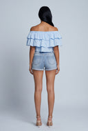Marlowe Ruffled Off The Shoulder Top
