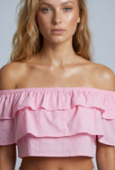 Marlowe Ruffled Off The Shoulder Top