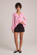 Ruffled Flyaway Top