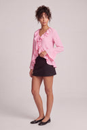 Ruffled Flyaway Top