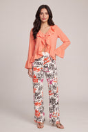 Ruffled Flyaway Top