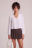 Crochet Trim Blouse