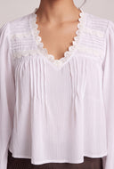 Crochet Trim Blouse