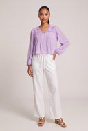 Crochet Trim Blouse
