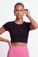 Ailani Seamless Crew Neck Crop Top