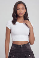 Ailani Seamless Crew Neck Crop Top
