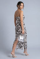 Patterned Fringe Maxi Dress
