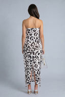 Patterned Fringe Maxi Dress