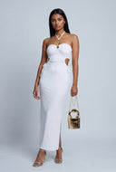 Cutout Halter Maxi Sundress