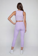 Seren Contrast Trim Crop Tank Top