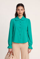 Celina Button Front Top