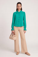 Celina Button Front Top