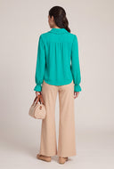 Celina Button Front Top