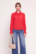 Celina Button Front Top