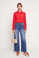 Celina Button Front Top