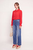 Celina Button Front Top
