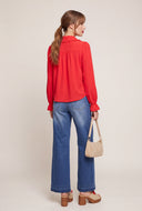 Celina Button Front Top