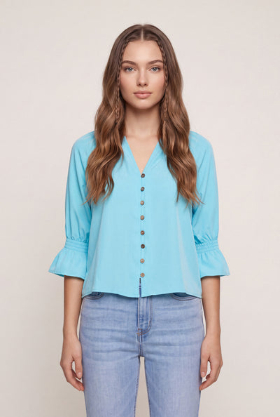 Bell Sleeve Blouse