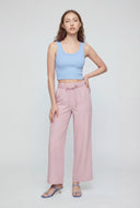 Lana Seamless Scoop Neck Crop Tank Top
