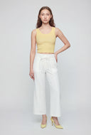 Lana Seamless Scoop Neck Crop Tank Top