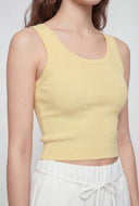 Lana Seamless Scoop Neck Crop Tank Top