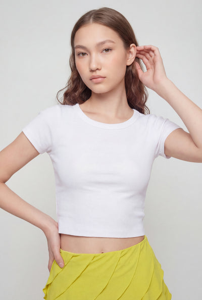 Short Sleeve Crop Top