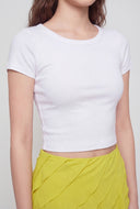 Short Sleeve Crop Top