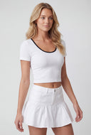 Double Layer Crop Top