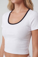 Double Layer Crop Top