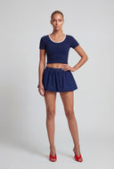 Double Layer Crop Top