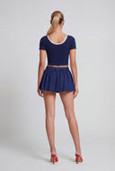 Double Layer Crop Top