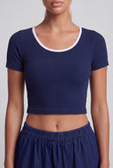 Double Layer Crop Top