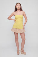 Ruched Tube Top