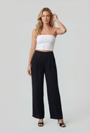 Fold Over Crop Tube Top