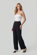 Fold Over Crop Tube Top