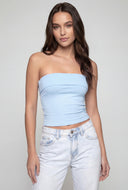 Fold Over Crop Tube Top