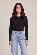 Crew Neck Long Sleeve Tee
