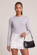 Crew Neck Long Sleeve Tee