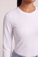 Crew Neck Long Sleeve Tee