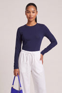 Crew Neck Long Sleeve Tee
