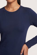 Crew Neck Long Sleeve Tee