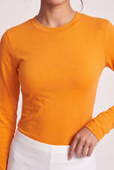 Crew Neck Long Sleeve Tee