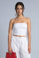 Sky Crop Tube Top