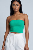 Sky Crop Tube Top