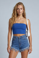 Sky Crop Tube Top