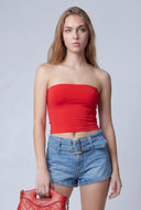 Sky Crop Tube Top