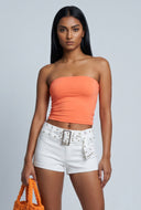 Sky Crop Tube Top