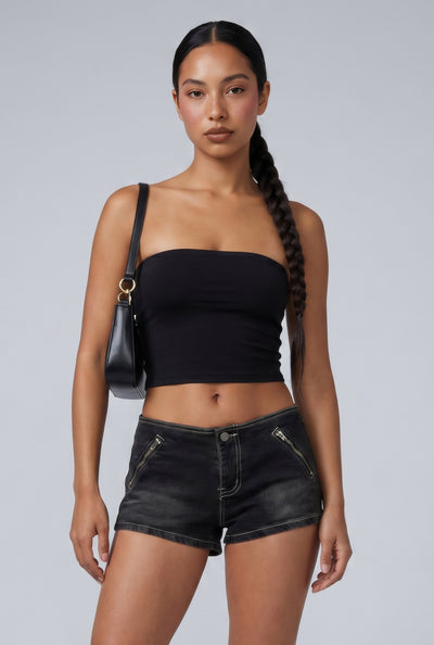 Ocean Crop Tube Top