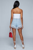 Ocean Crop Tube Top